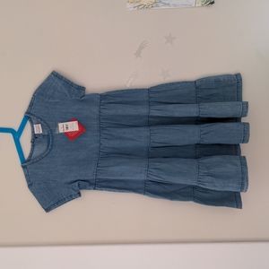 Hanna Andersson denim dress size 6-7 120 cm